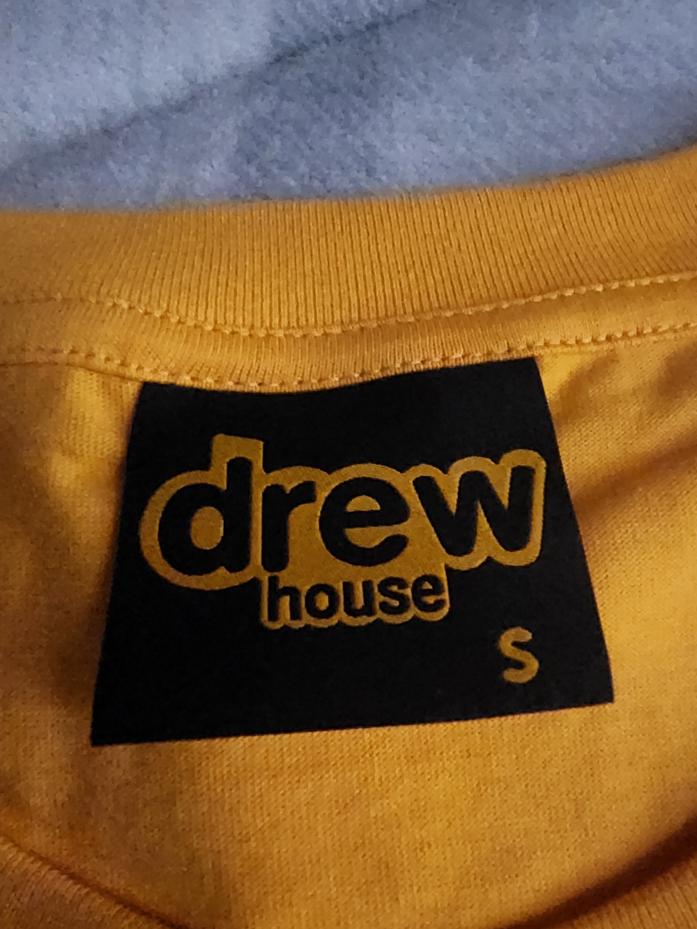 Drew House Yellow Smiley Logo Tee - Picture 5 of 6
